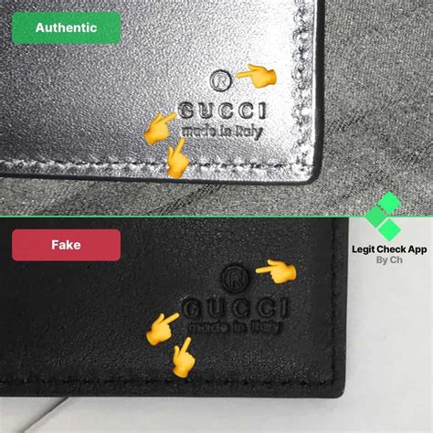 gucci wallet fake vs real